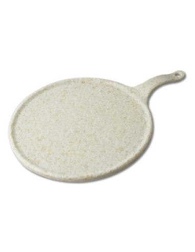 ADRIER - RNDPH2738-MBK Pack de 6 Unidades - Colección Terral - Tabla redonda grande - 27 cm Ø + 10 cm asa