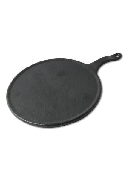 ADRIER - RNDPH2738-MBK Pack de 6 Unidades - Colección Terral - Tabla redonda grande - 27 cm Ø + 10 cm asa