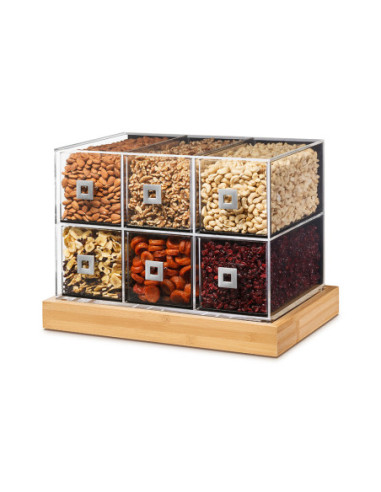 Vitrina Expositora Acrílica Multibandejas Rosseto