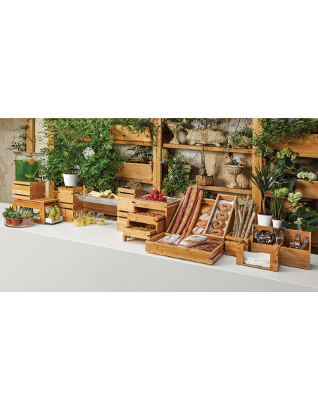 Bandeja de Bambú para Pasteles y Frutas Rosseto