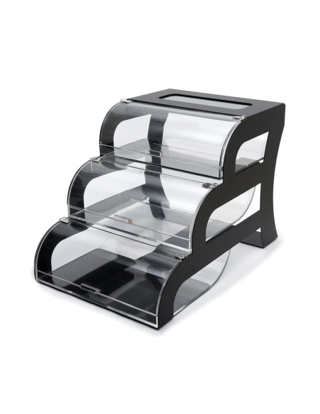 Vitrina Expositora de Repostería Rosseto en Acrílico y Acero