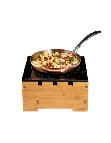 Calentador Inducción Multi Chef Rosseto con Base de Bambú
