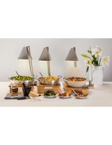 Soporte de Tetera de Bambú con Reposavasos Rosseto