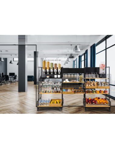 Estantería Modular de Bambú para Hostelería Rosseto