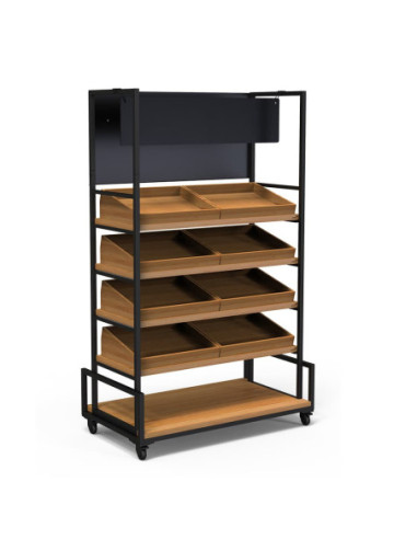 Estantería Modular de Bambú para Hostelería Rosseto