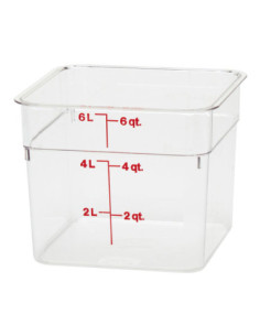 CAMBRO - 6SFSCW-135 - Recipiente cuadrado 5,7 L | CAMBRO Aprovec