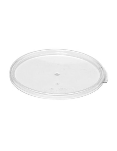 CAMBRO - RFSCWC6-135 - TAPA para recipiente redondo (no incluido) de 5,7 l. y 7,6 l. - 25,2 x 25,2 cm - Policarbonato Transparen