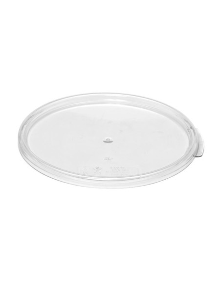 CAMBRO - RFSCWC6-135 - TAPA para recipiente redondo (no incluido) de 5,7 l. y 7,6 l. - 25,2 x 25,2 cm - Policarbonato Transparen