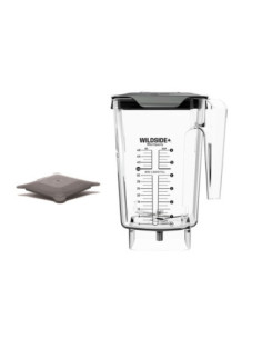 BLENDTEC - 40-630-61 - Jarra WILDSIDE+ de 1,5 litros con tapa plana blanda para batidora profesional Blendtec